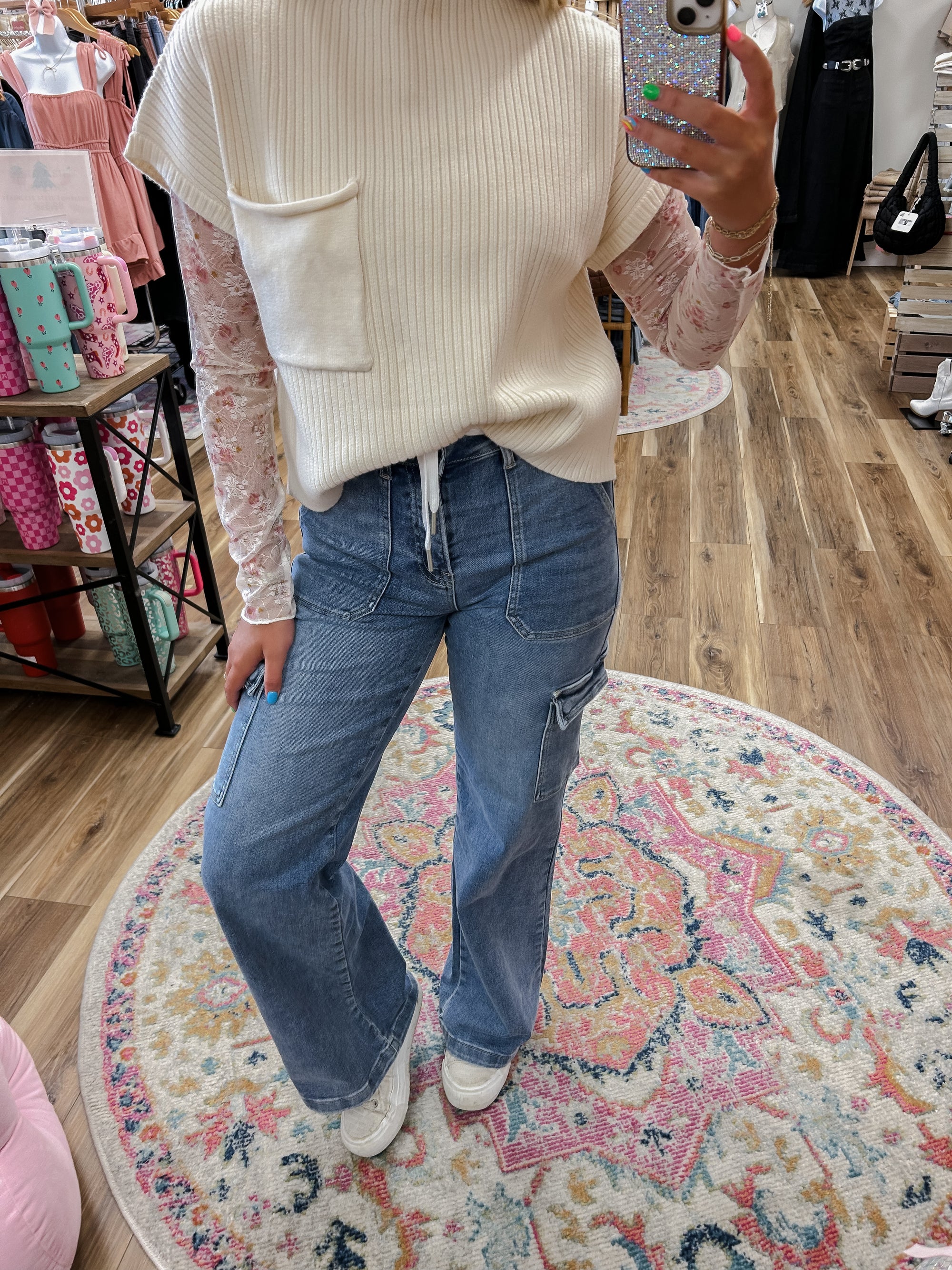 Iris Cream Sweater