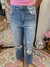 FM BL 90'S Vintage Super High Rise Ankle Flare Jeans