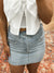 Pearl Pocket Denim Skirt