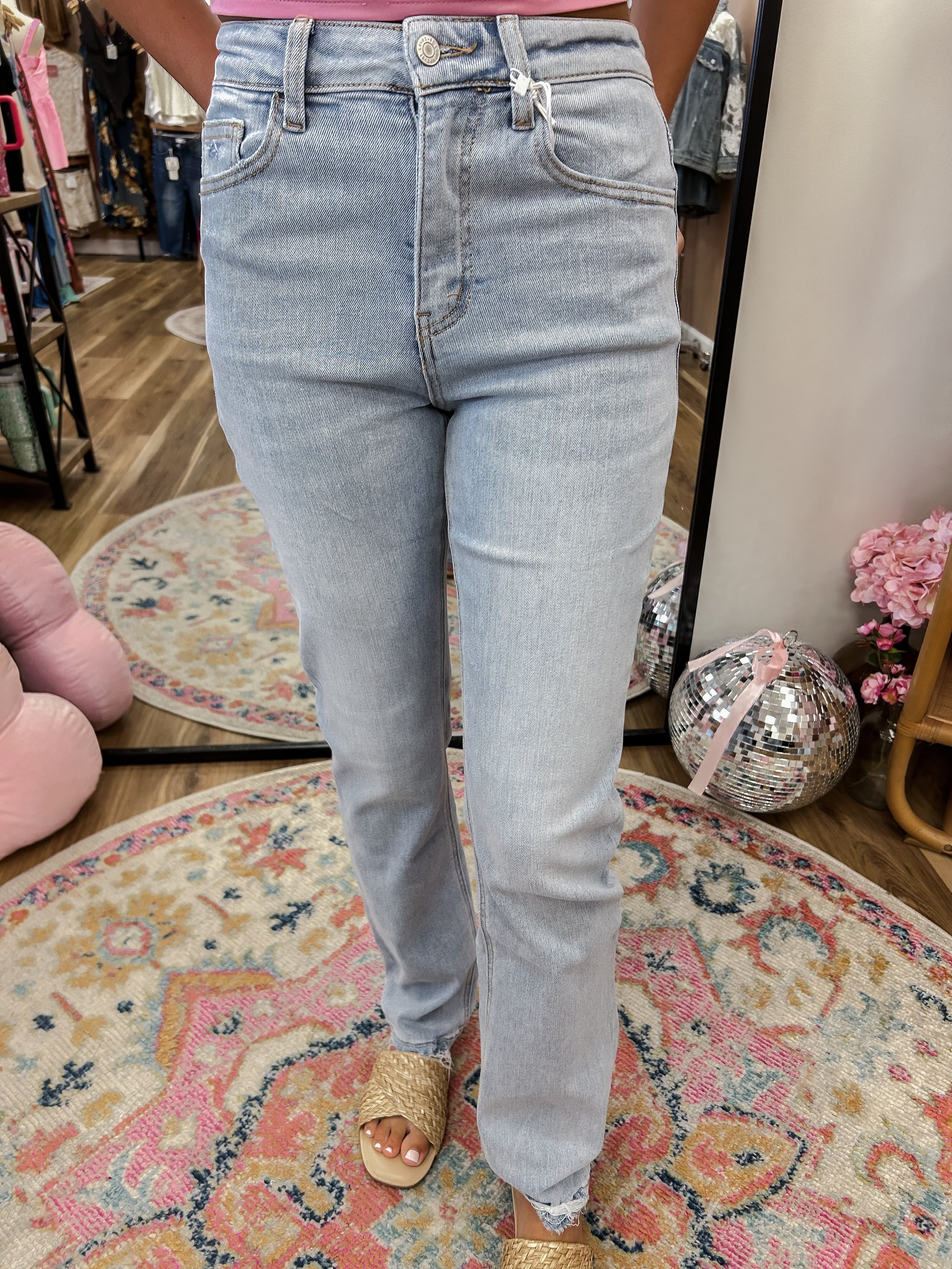 LV 90’s Vintage Stretch Straight Jeans