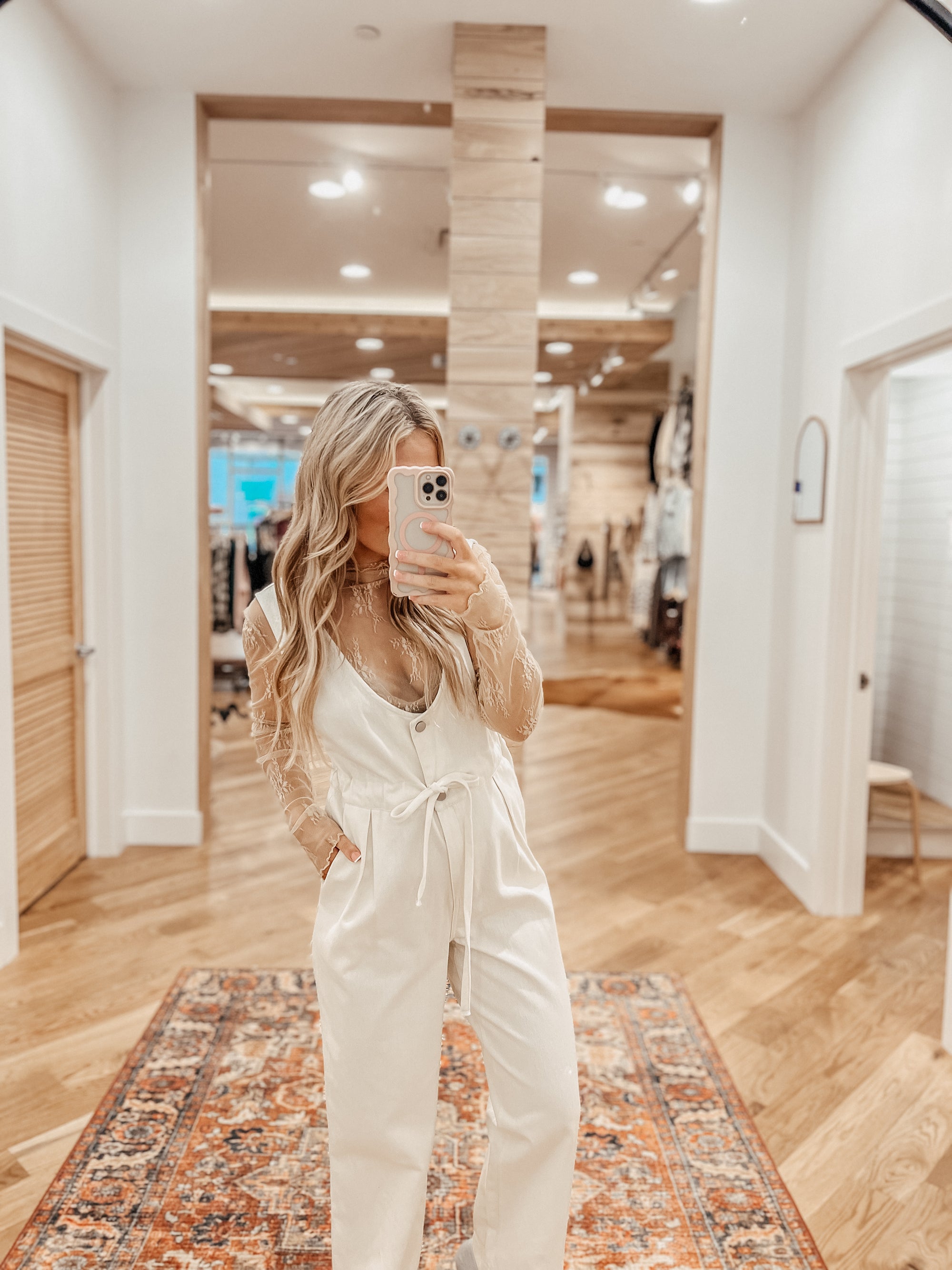 Lainey Cream Jumpsuit