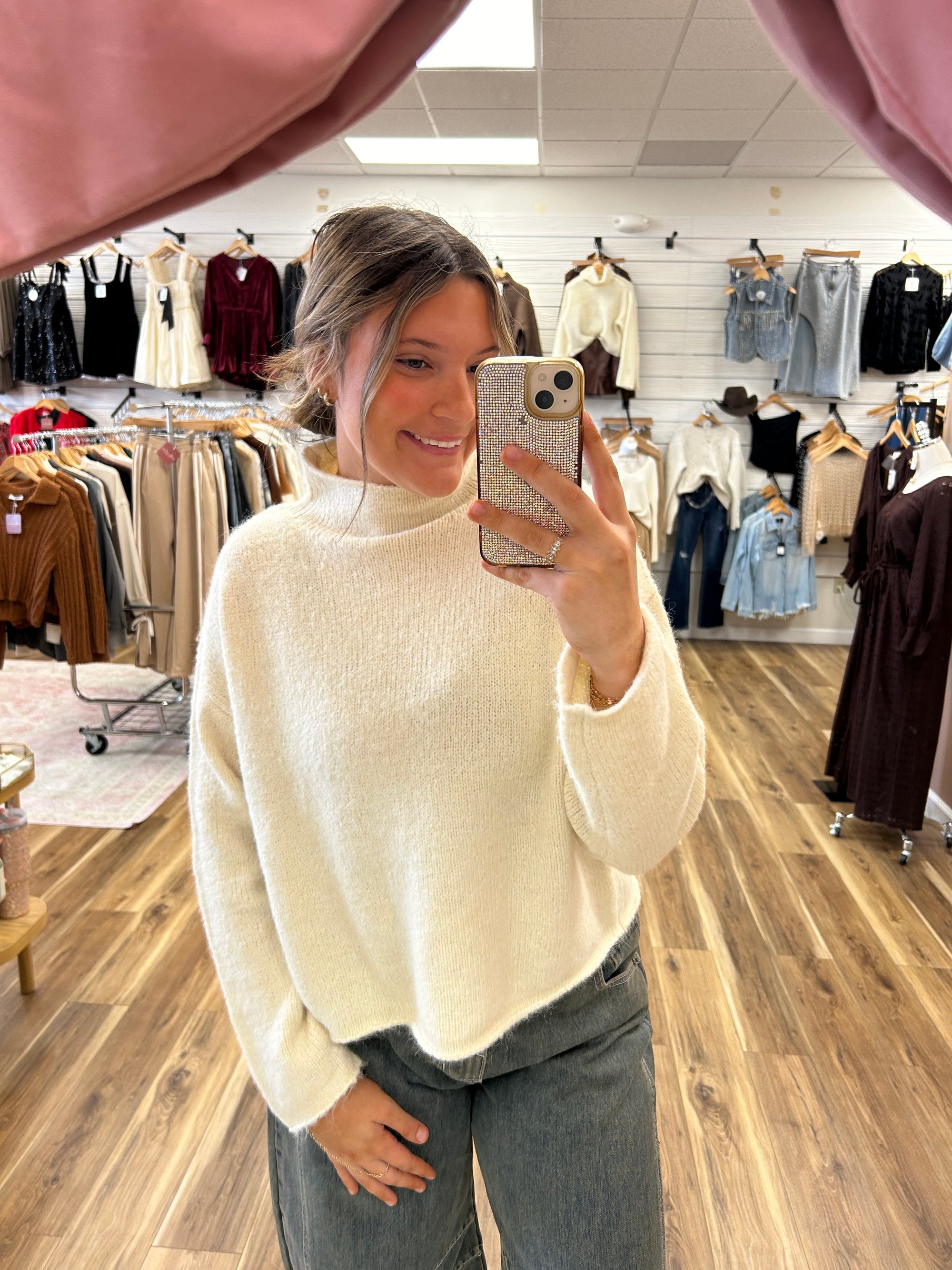 Ashley Cream Sweater