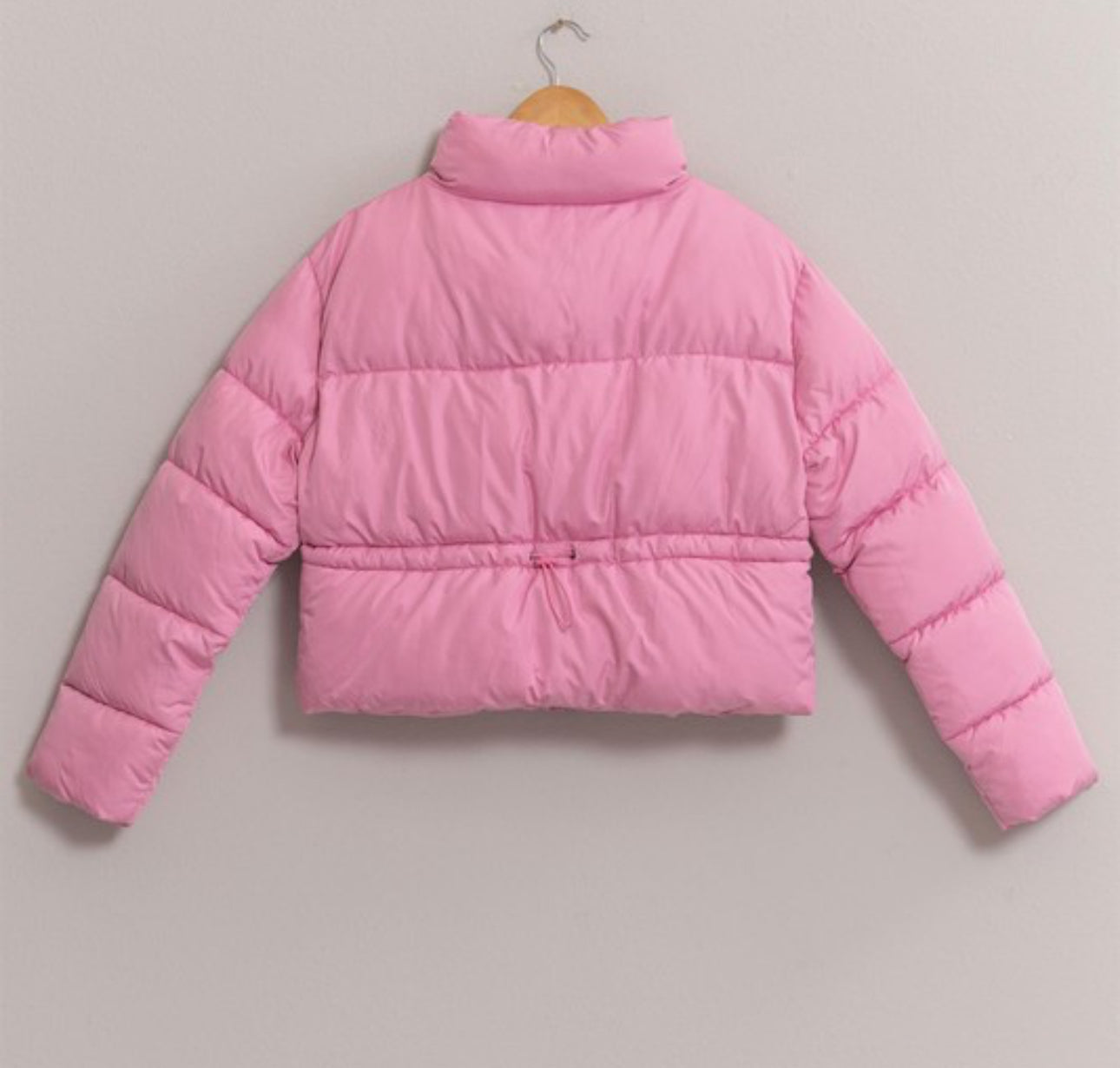 Luna Pink Quilted Puffer Jacket